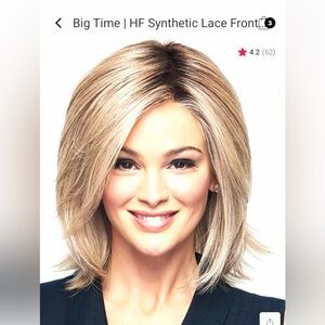 Big Time by Raquel Welch in shaded biscuit 
Lace front, heat friendly wig